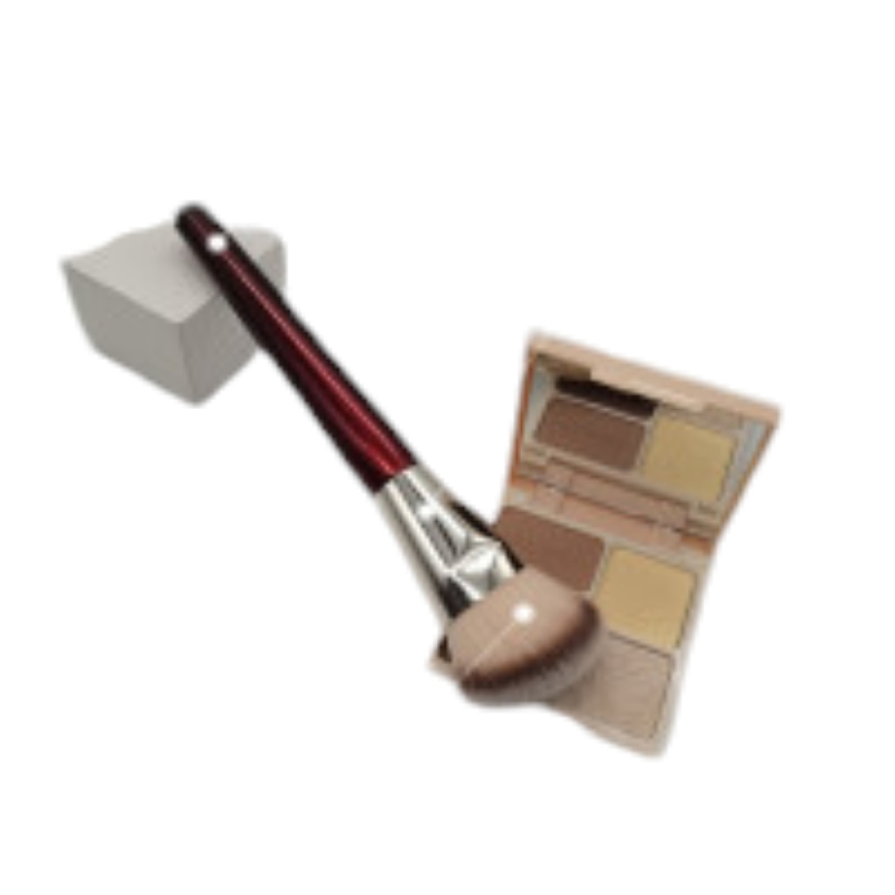 BK # 101 contour foundation make-up brush powder blusher brush multi-function - Picture 3 of 6